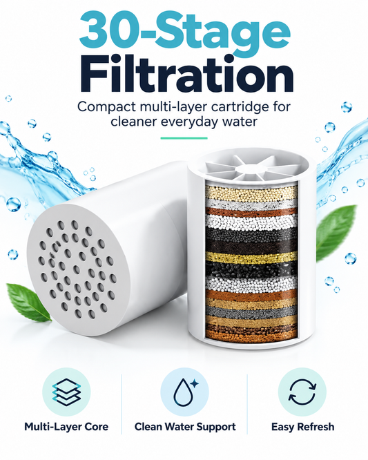 3-pack replacement shower filter cartridges